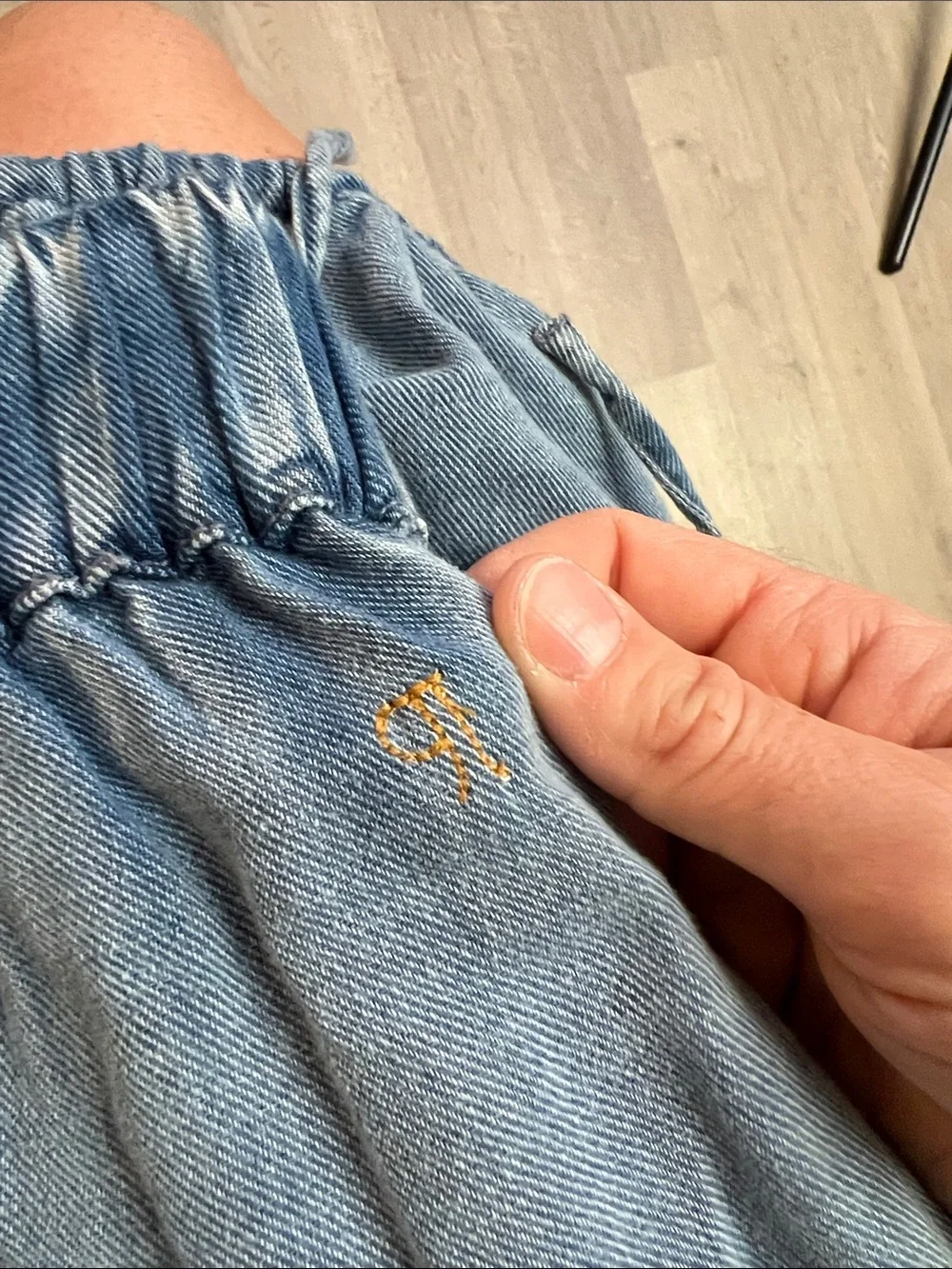 NWT Anthropologie Pilcro Denim Bloomer Shorts — Light Blue- M - Picture 7 of 7